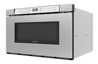 SMD2430MS Sharp 24 in. 1.2 cu. ft. Built-In Microwave Drawer™ Oven in Stainless Steel