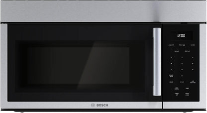 Bosch HMV3055U 300 Series, Over-The-Range Microwave, 30'', Door Hinge: left, Stainless steel