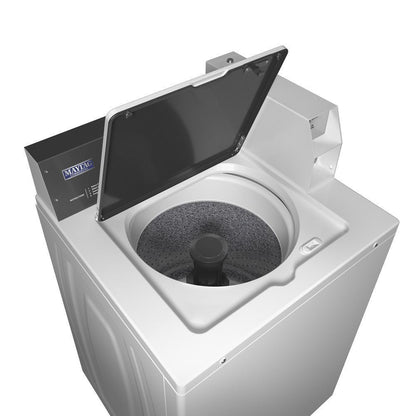 Maytag MAT24PDAGW Commercial Top-Load Washer, Coin Drop Ready