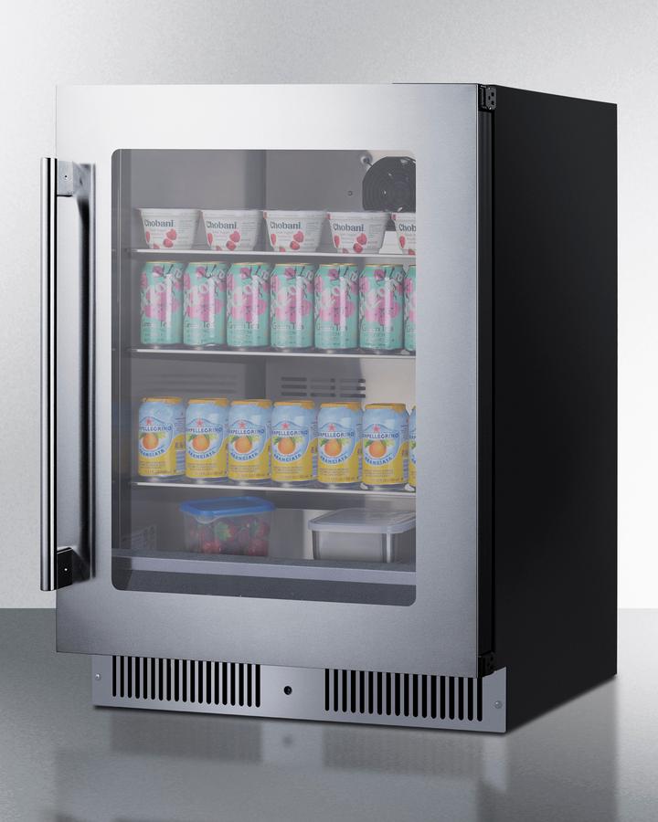 Summit SDHG2443LHD 24" Wide Built-in Beverage Center