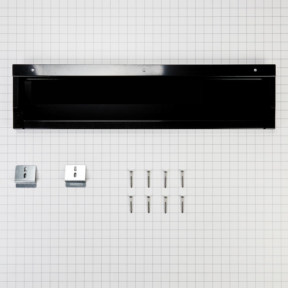 Maytag W10655449 Slide-in Range Backsplash, Black, Size: 6" H