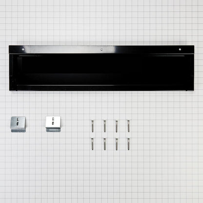 Maytag W10655449 Slide-in Range Backsplash, Black, Size: 6" H