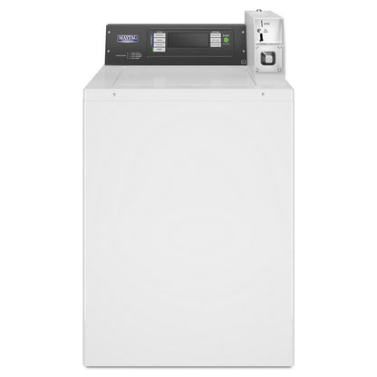 Maytag MAT24PDAGW Commercial Top-Load Washer, Coin Drop Ready