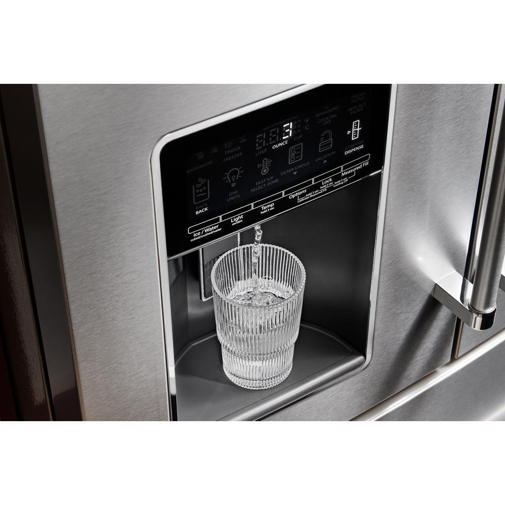 Kitchenaid KRMF536RPS 26.2 Cu. Ft. Multi-Door French Door Refrigerator with Platinum Interior