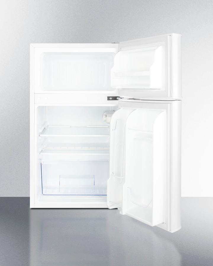 Summit CP34WADA 19" Wide 2-door Refrigerator-freezer, ADA Height