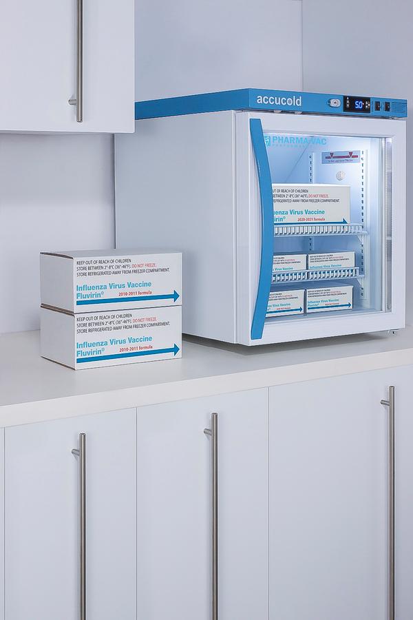 Summit ARG2PV456 2 CU.FT. Compact Vaccine Refrigerator, Certified To Nsf/ansi 456 Vaccine Storage Standard