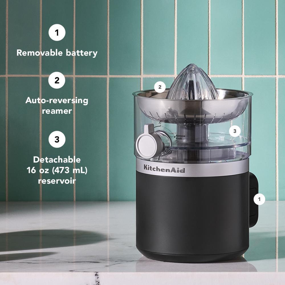 KCJR161BM KitchenAid Go® Cordless Citrus Juicer - battery included