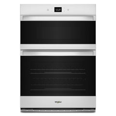 Whirlpool WOEC5030LW 6.4 Total Cu. Ft. Combo Wall Oven with Air Fry When Connected