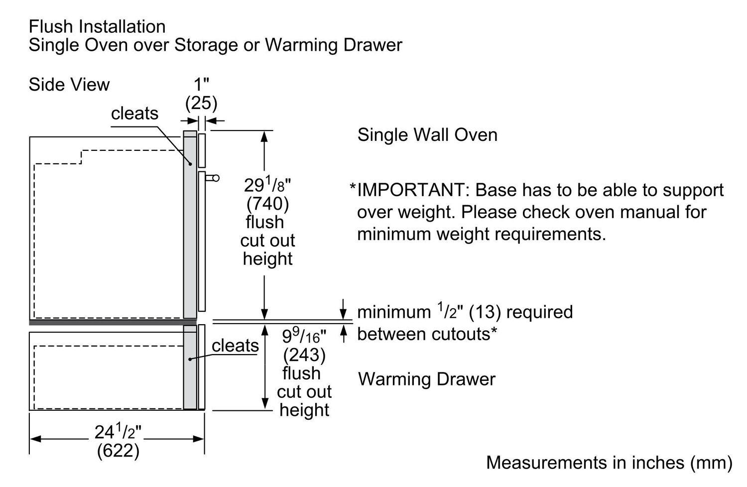 Bosch 500 Series, 27", Warming Drawer