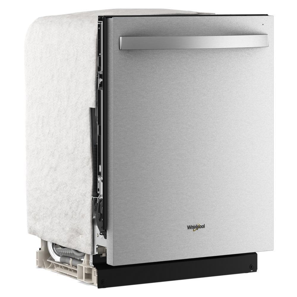 WDTS8024SZ Whirlpool® 24-Inch Top Control Dishwasher with Total Coverage Wash and Auto Open Air Dry in Fingerprint Resistant Stainless Steel