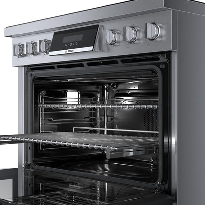 Bosch HIS8655U 800 Series, Induction freestanding range cooker, 36'', Stainless steel
