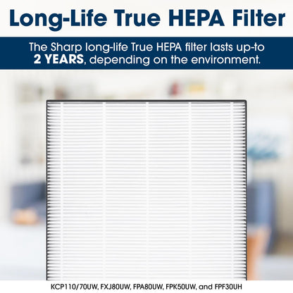 FPF30UH Sharp True HEPA Air Purifier with Express Clean for Small Rooms