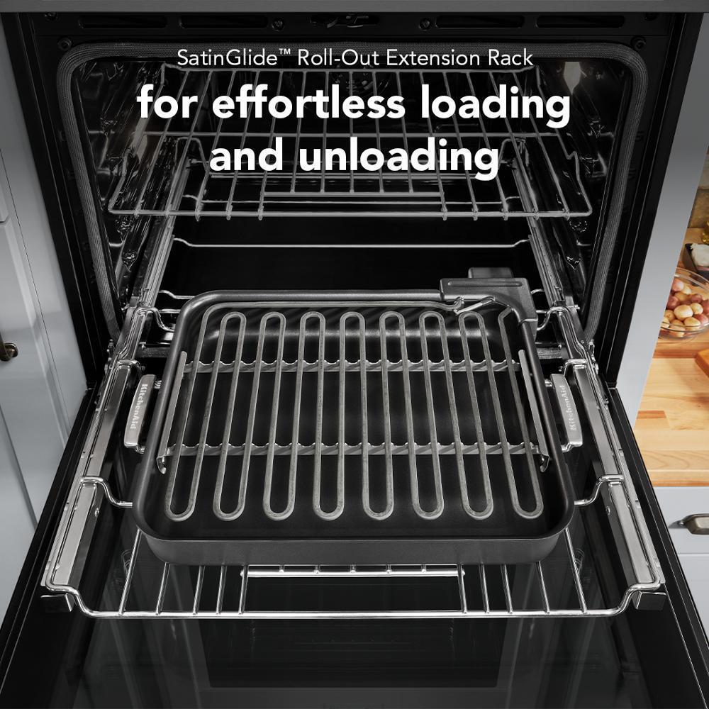 Kitchenaid KOEC527SPS 27-inch Electric Combo Wall Oven with No Preheat Air Fry Mode - PrintShield™ Finish