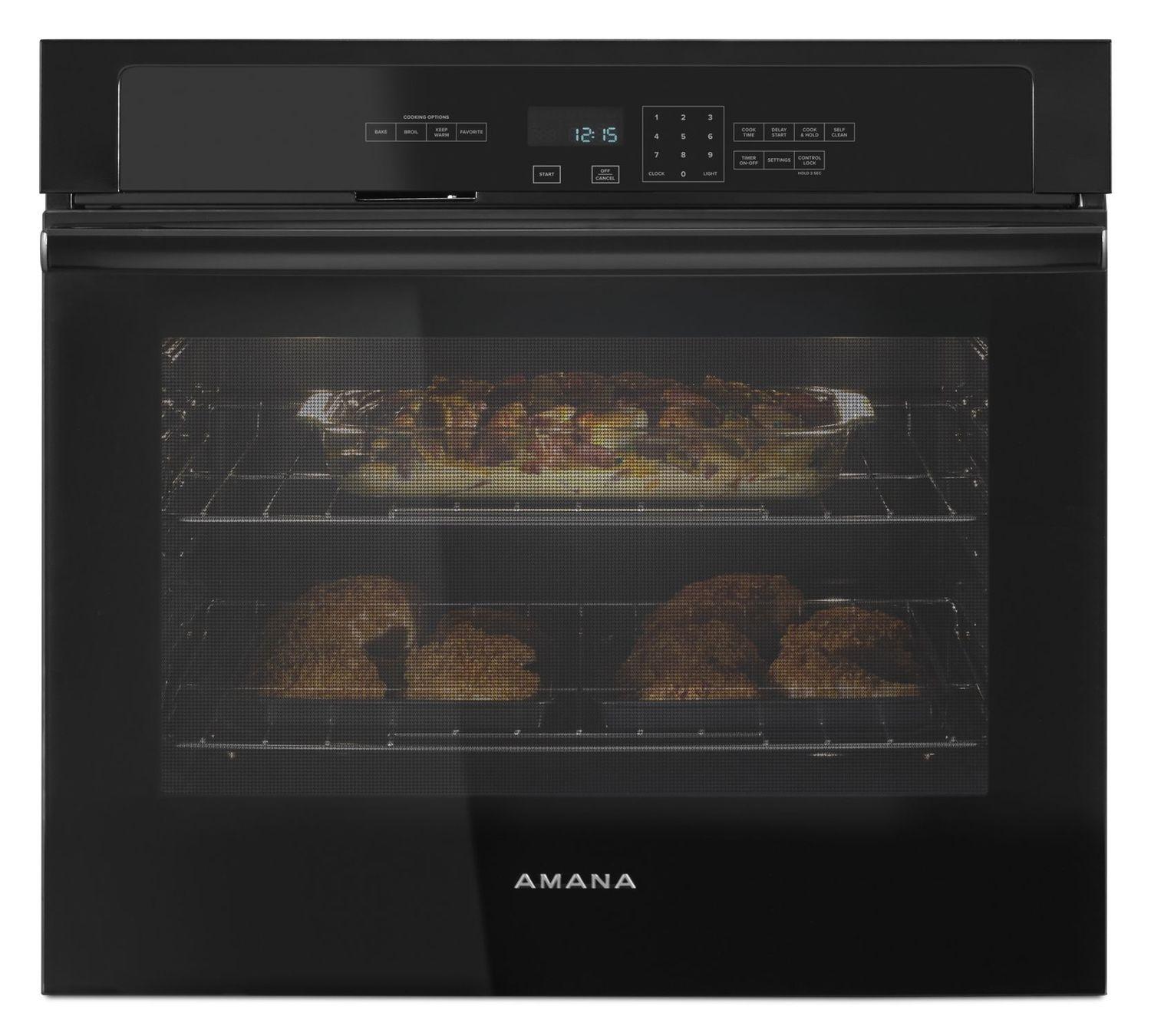 4.3 cu. ft. SIngle Thermal Wall Oven Black