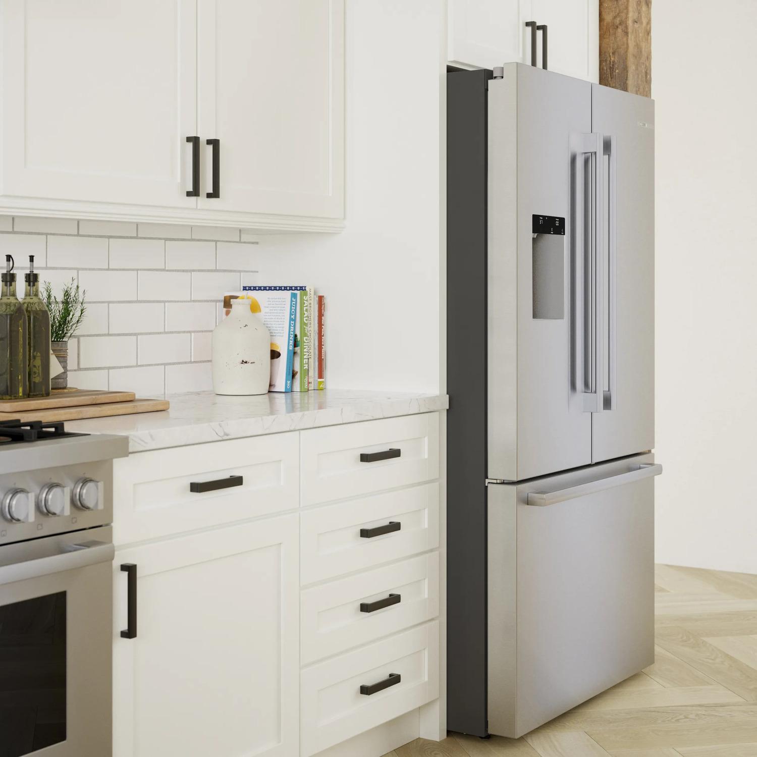 Bosch B36FD52SNS 500 Series French Door Bottom Mount Refrigerator 36" Stainless steel (with anti-fingerprint)