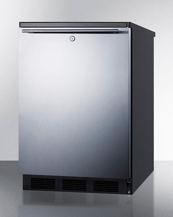 Summit FF7LBLKBISSHH 24" Wide Built-in All-refrigerator