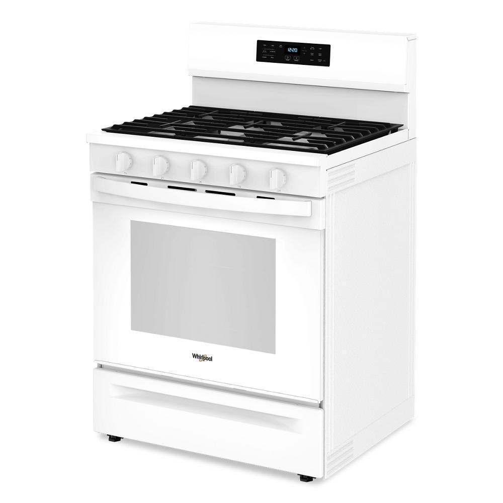 Whirlpool WFGS5030RW 30-inch Gas Range with Air Cooking Technology, No Preheat Air Fry and Air Baking and Self Clean