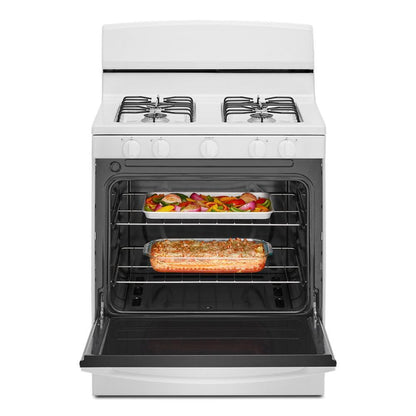 AGR4203MNW Amana® 30-inch Gas Range with Easy-Clean Glass Door