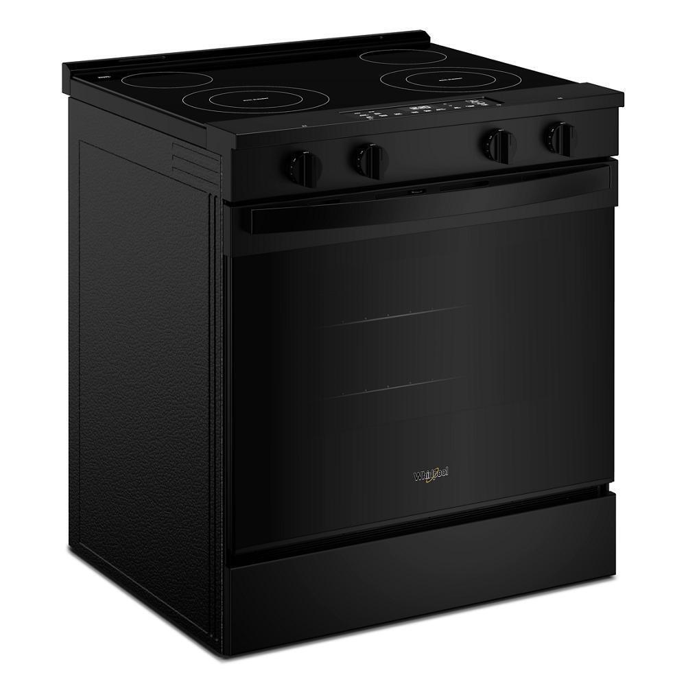 Whirlpool WSES3130SB 30-inch Electric Range with No Preheat and Slow Cook Modes