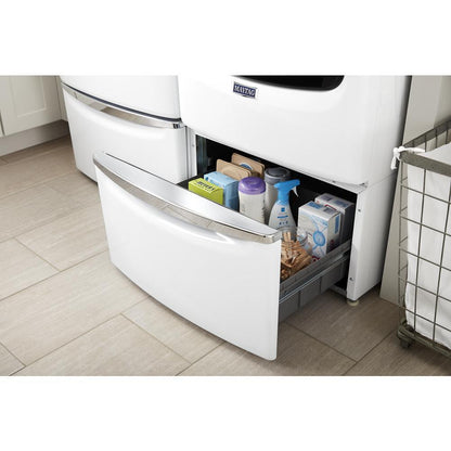 Maytag XHPC155XW 15.5" Pedestal for Front Load Washer and Dryer with Storage