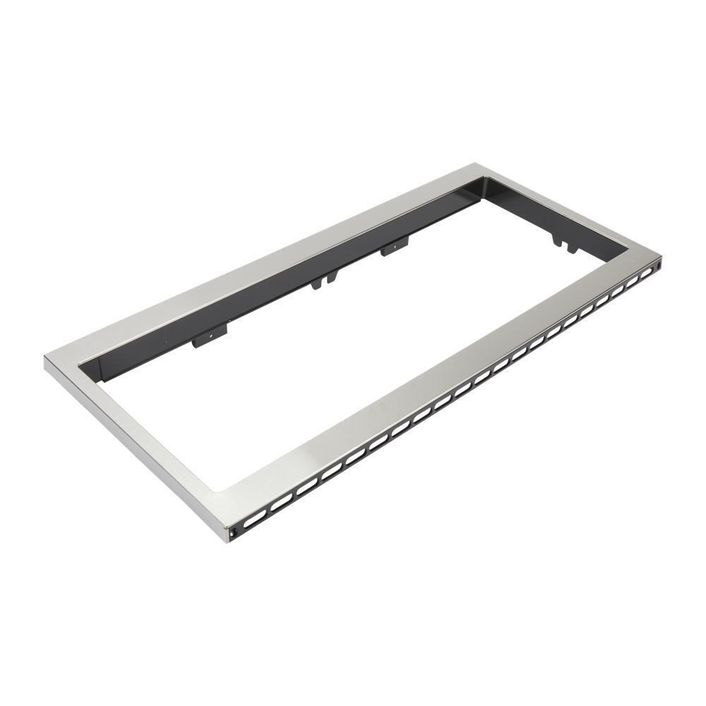 Maytag W11451308 Built-In Low Profile Microwave Slim Trim Kit, Stainless Steel, Size: 31.5"L x 17.5"W x 5"D, fits cut-out height 12"