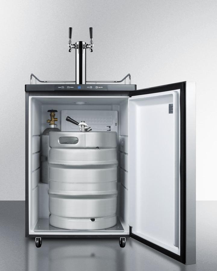 Summit SBC635MSSHHTWIN 24" Wide Kegerator