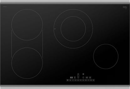 Bosch NET8069SUC 800 Series Electric Cooktop 30" Black, surface mount with frame