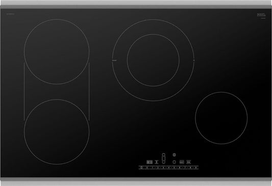 Bosch NET8069SUC 800 Series Electric Cooktop 30" Black, surface mount with frame