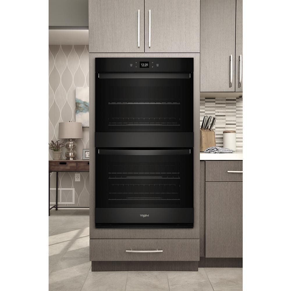 Whirlpool WOED5027LB 8.6 Total Cu. Ft. Double Wall Oven with Air Fry When Connected