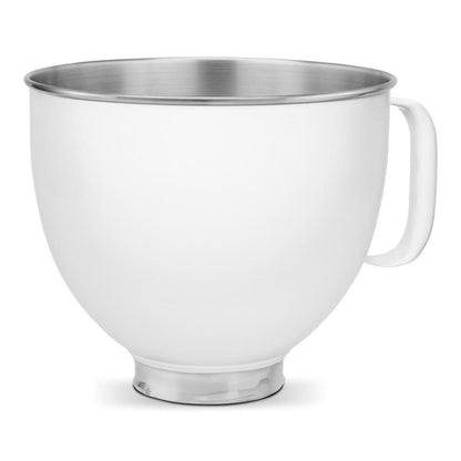 Kitchenaid KSM5SSBWH 5 Quart Tilt-Head Colorfast Finish Stainless Steel Bowl