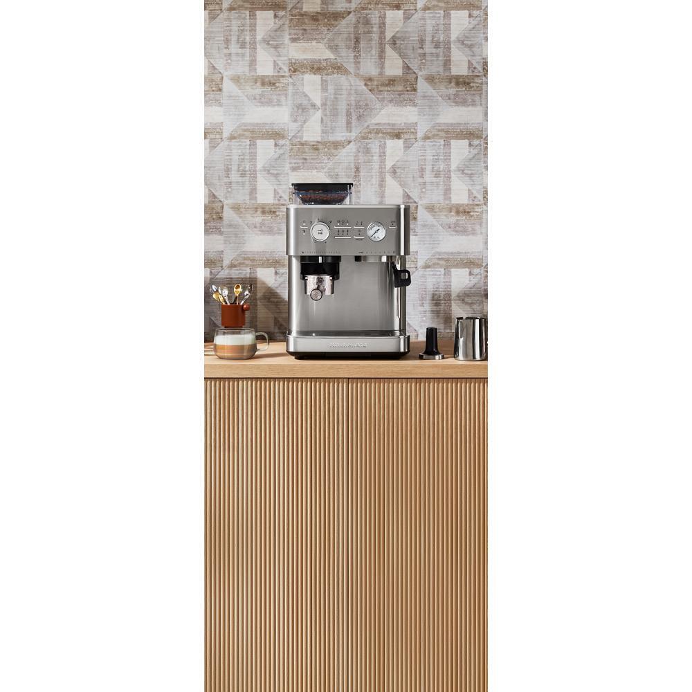 Kitchenaid KES6551SX Semi Automatic Espresso Machine with Burr Grinder