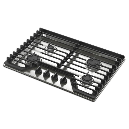 Whirlpool WCGK3030PS 30-inch Gas Cooktop with SpeedHeat™ Burners