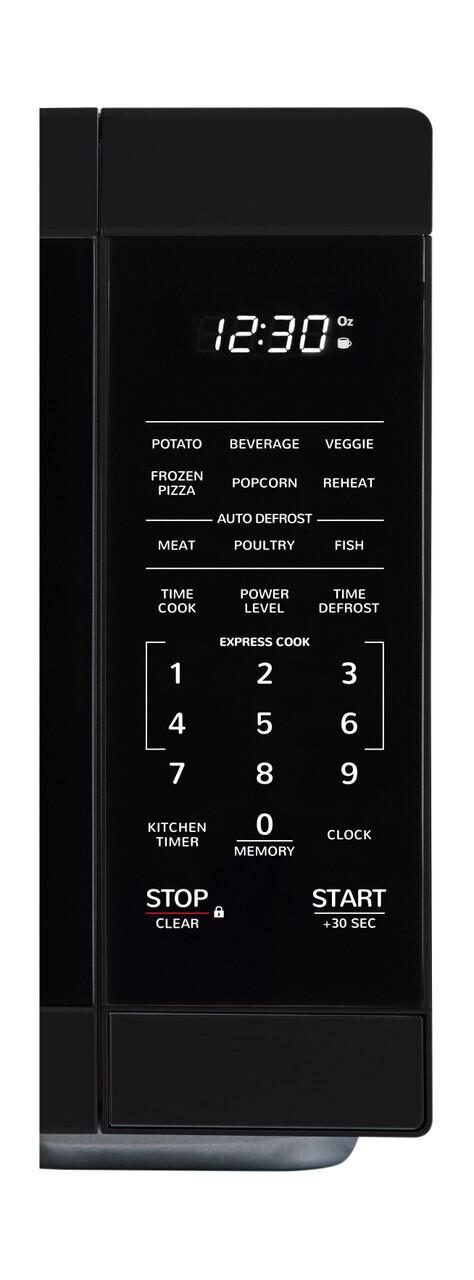 Sharp SMC1161HB 1.1 cu. ft. Black Countertop Microwave Oven