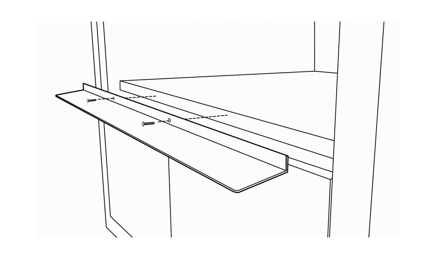 Sharp SKMD24F0AS 24 in. Stainless Steel Flush Mount Deflector for SMD2470ASY