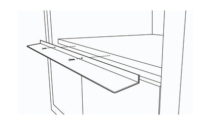 Sharp SKMD24F0AS 24 in. Stainless Steel Flush Mount Deflector for SMD2470ASY
