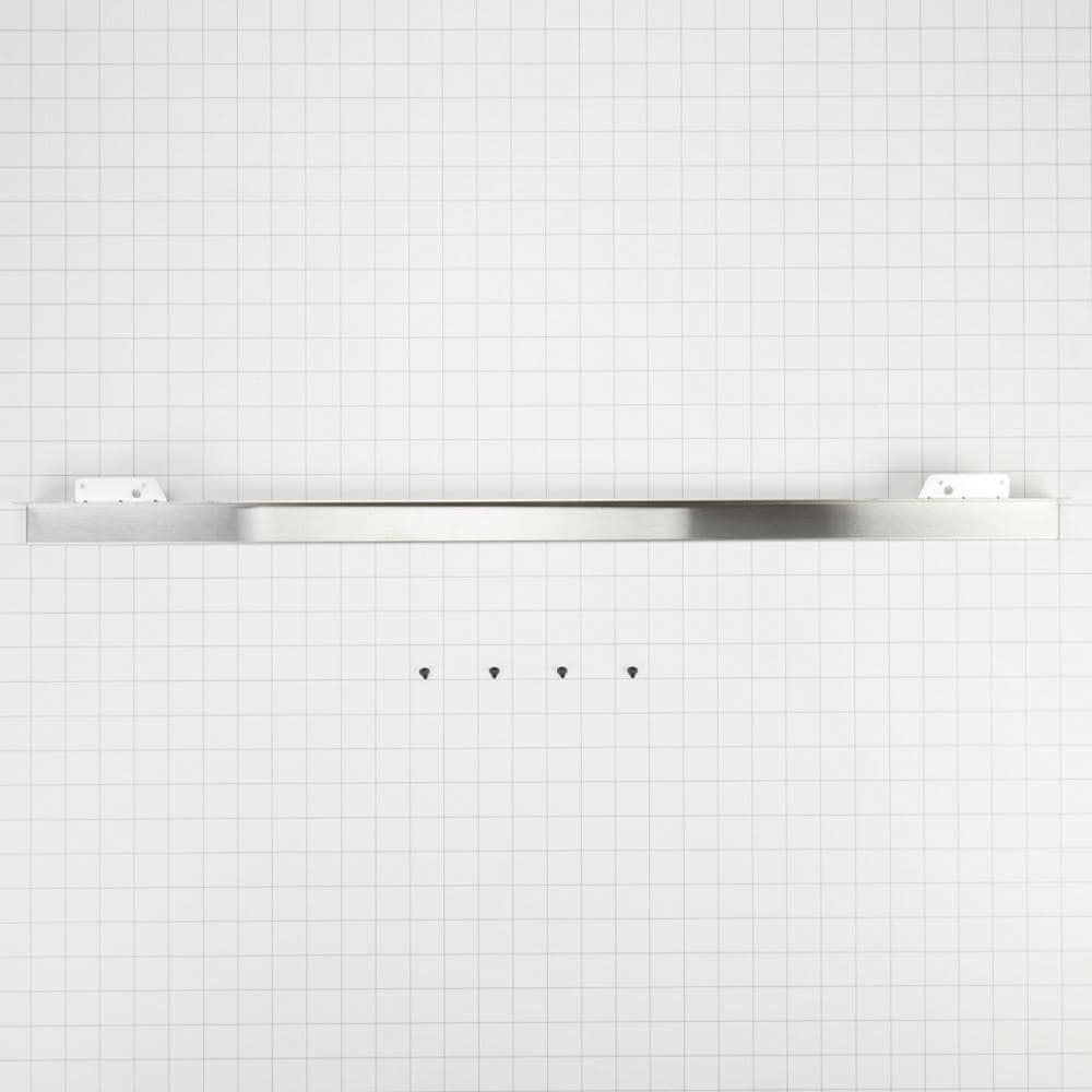 Whirlpool W10727416 30-IN Warming Drawer Heat Deflector - Black/Stainless Steel