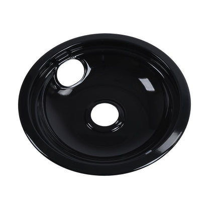 Maytag W10290350RW Range Electric/Cooktop 8-IN Round Drip Bowl (Single-Pack) - Black for Non-Hinged, 2-Wire Plug Cooking Elements