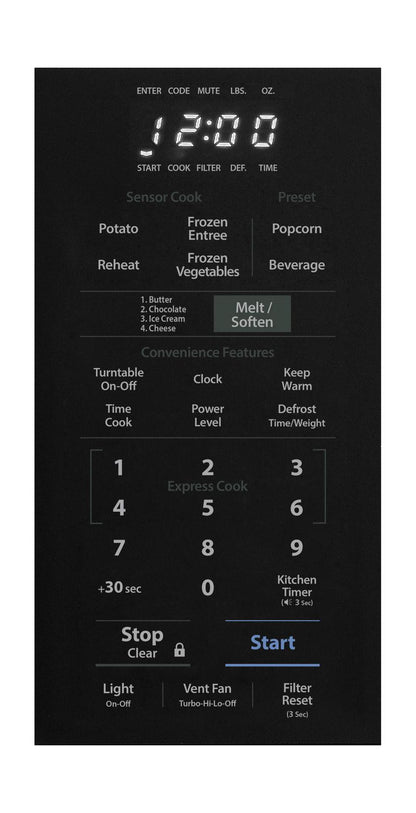 Sharp SMO1854DS 1.8 cu. ft. Stainless Steel 1100W Over-the-Range Microwave Oven