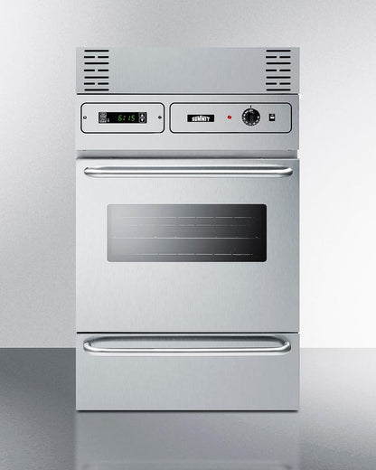 Summit TEM755BKW 24" Wide Electric Wall Oven, 115v