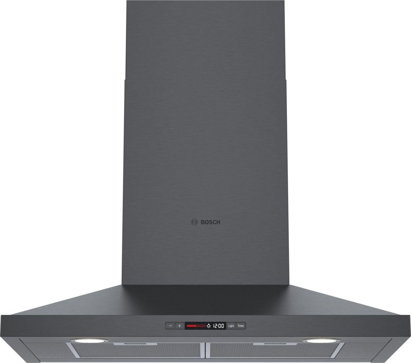 Bosch HCP80641UC 800 Series, wall-mounted cooker hood, 30'', Black stainless steel