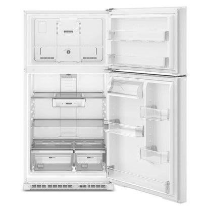 WRTX7421TW Whirlpool® 32.8-inch Wide Top Freezer Refrigerator with Total Coverage Cooling- 21.3 Cu. Ft.
