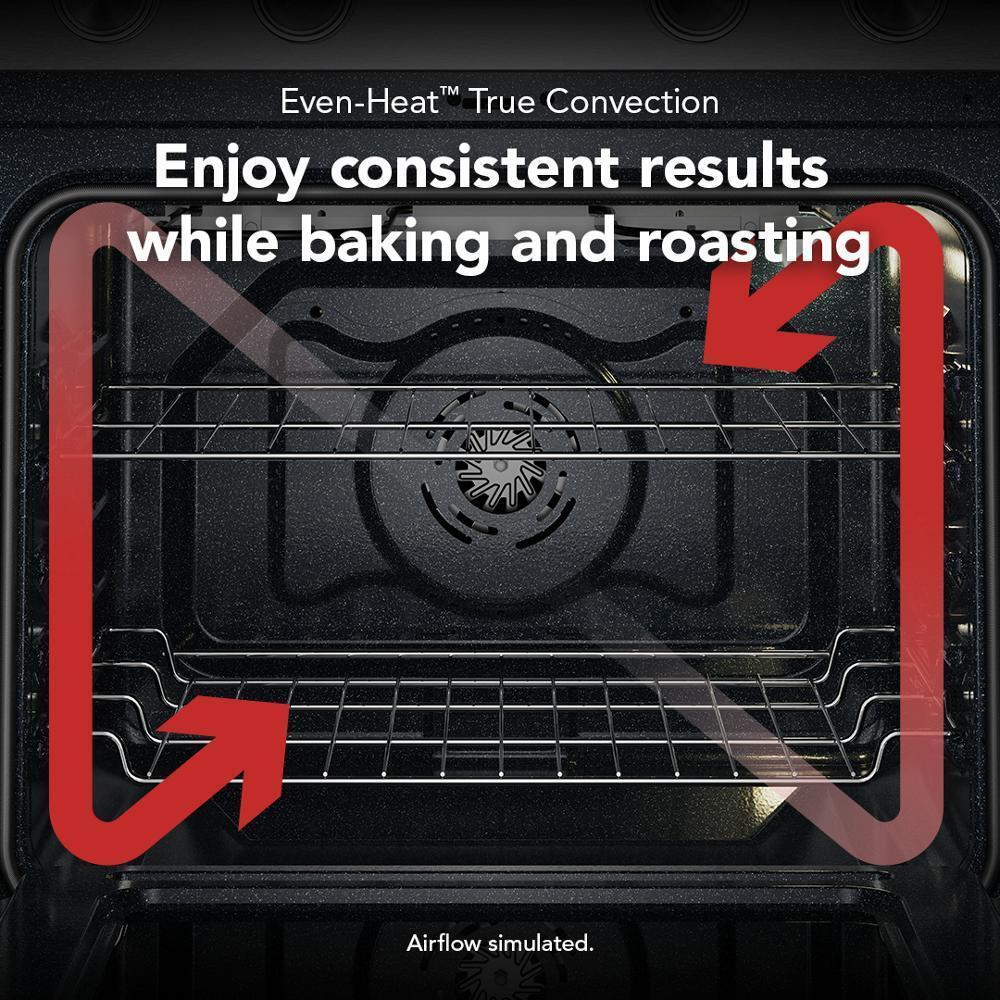 Kitchenaid KFES530SPS 5.3 Cu. Ft. Smart Freestanding Electric Range with Convection Cooking Modes