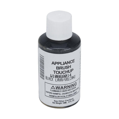 Whirlpool W10868014 Touch-Up Paint with a Brush - Black Lava/Volcano 0.6-oz
