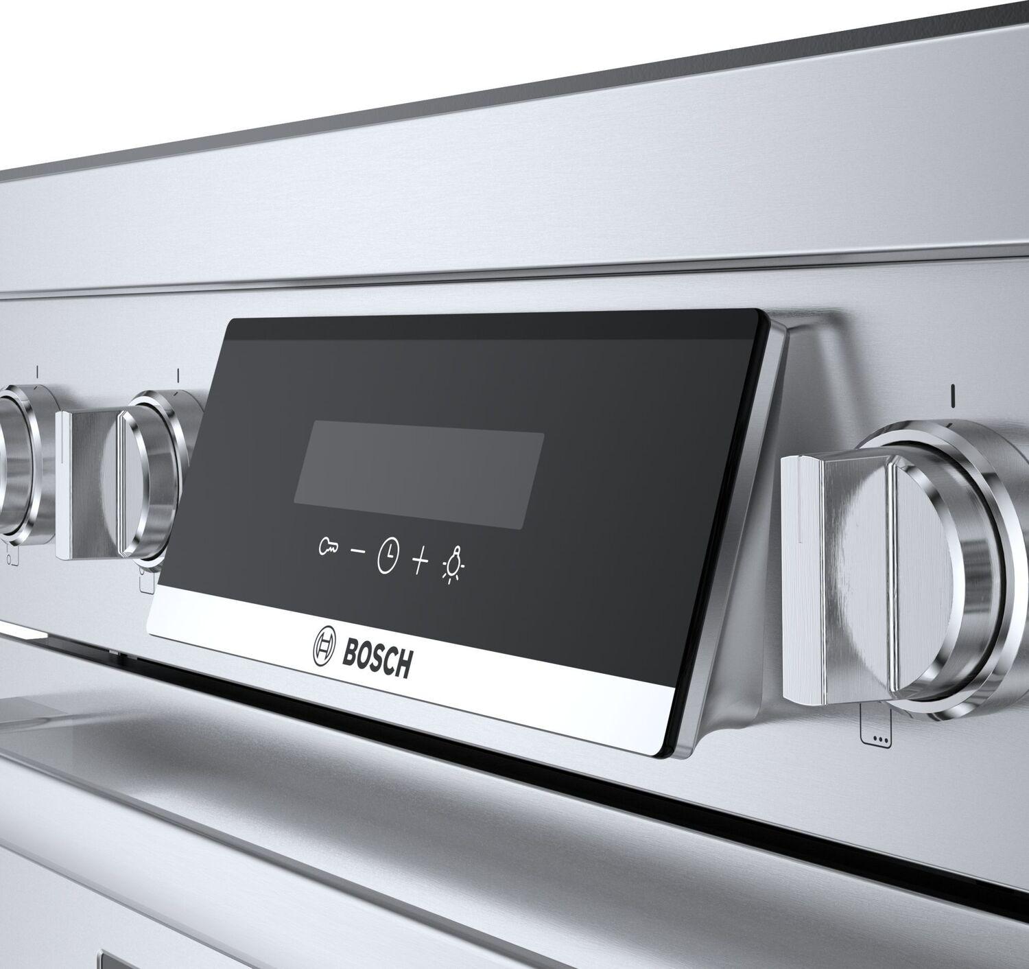 Bosch HIS8055U 800 Series Induction freestanding range Stainless Steel