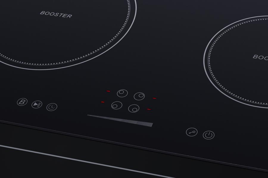 Summit TEM665BW 24" Wide Induction Range