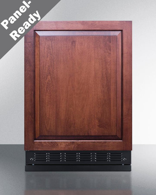 Summit CT66BK2SSRSIFLHD 24" Wide Refrigerator-freezer (panel Not Included)
