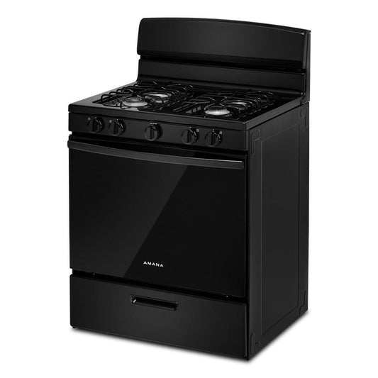 AGR4203MNB Amana® 30-inch Gas Range with Easy-Clean Glass Door
