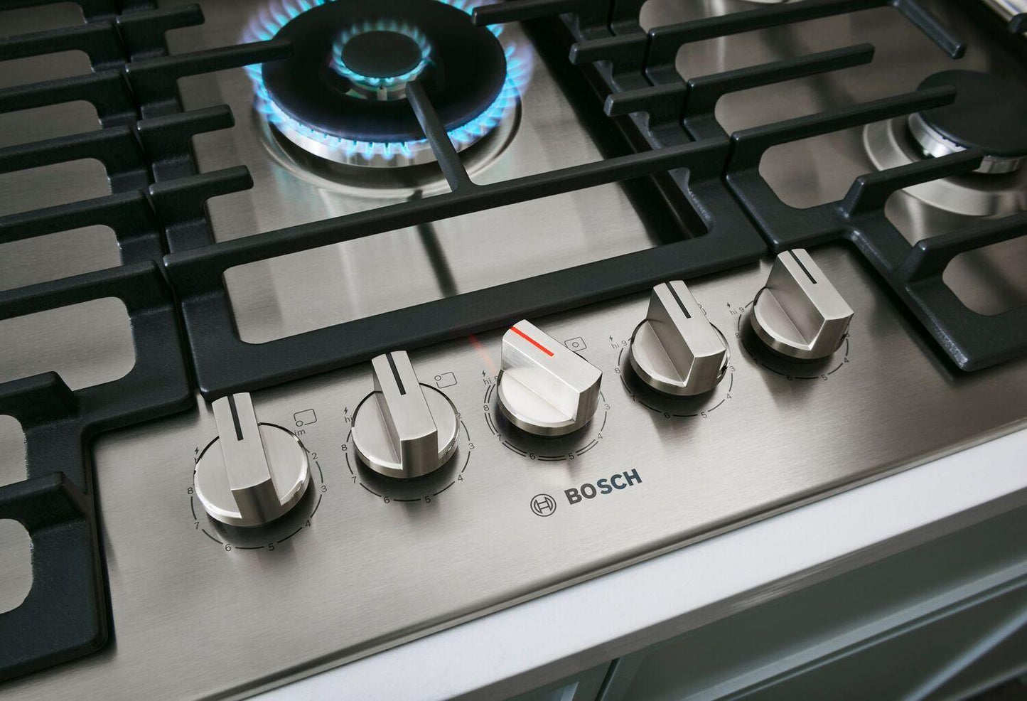 Bosch NGM8659UC 800 Series, Gas hob, 36'', Stainless steel