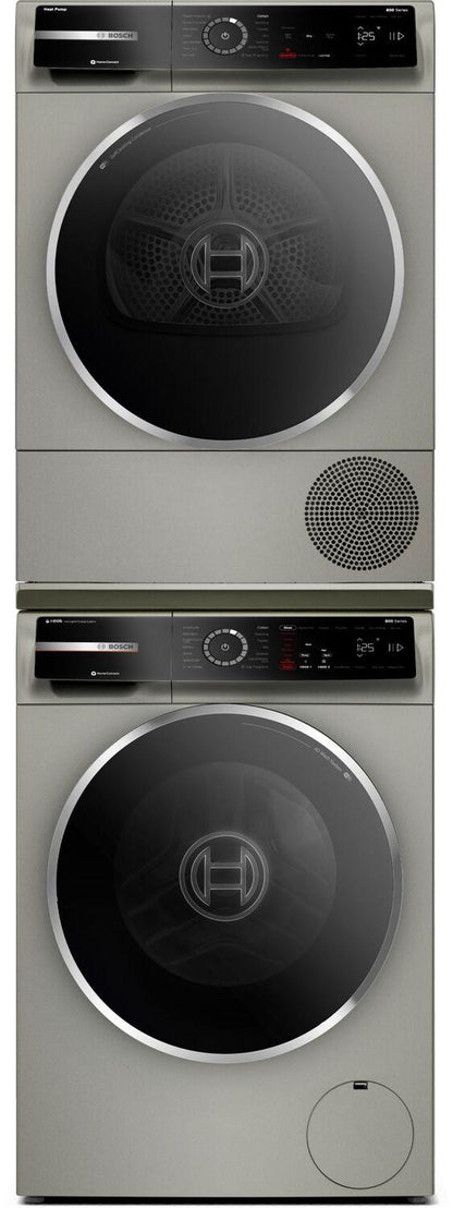 Bosch WGB246AXUC 800 Series, washing machine, frontloader fullsize, 1600 rpm, Silver inox