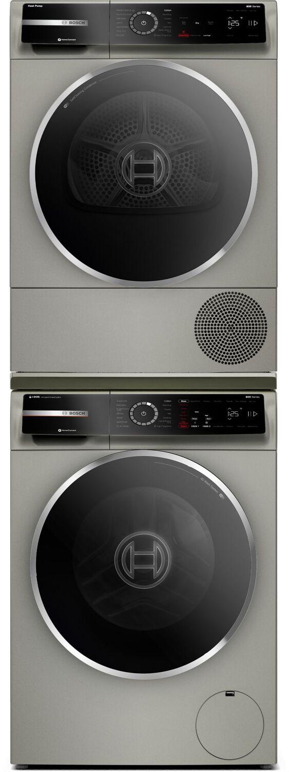 Bosch WGB246AXUC 800 Series Compact Washer , Pearl Steel